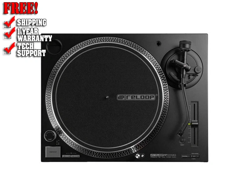 Reloop RP-5000 MK4 Professional Direct Drive DJ Turntable