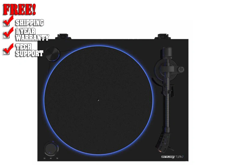 Reloop Turn 7 HiFi Turntable with Ortofon 2M Red