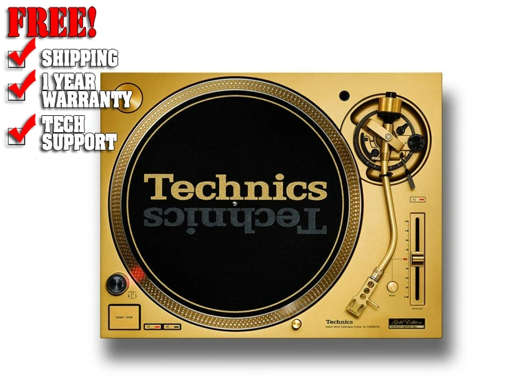 Technics SL-1200M7G 55th Anniversary Limited Edition Turntable – Gold