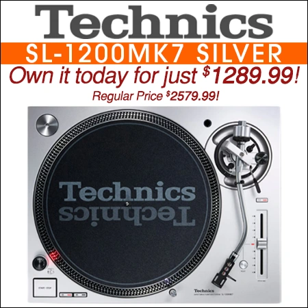 Technics SL-1200MK7 Turntable Silver