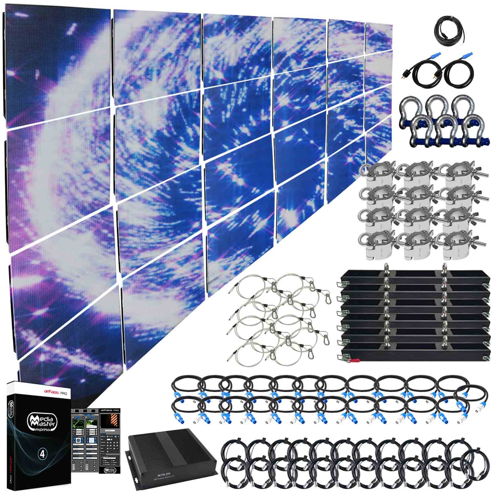 AV6 6mm LED Video Wall 6x4 Complete Installation Package