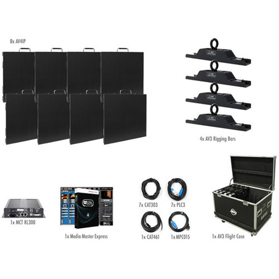 American DJ AV4IP Video Panel System (8 Panels)