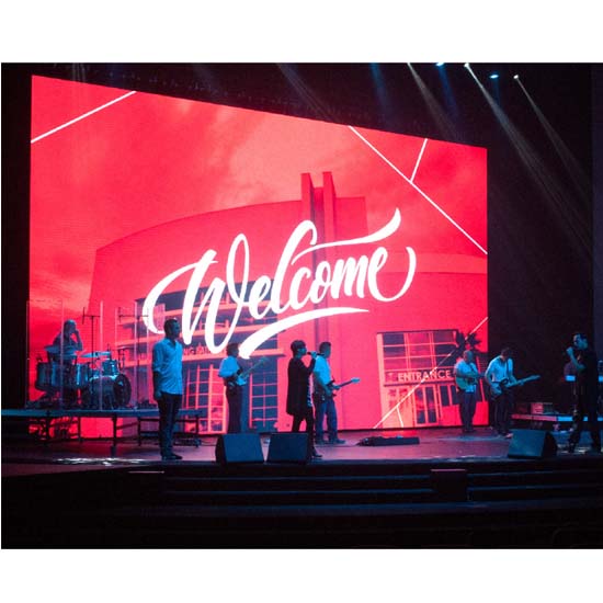 Eliminatrix Church Stage LED Screen Indoor LED video wall 13.1 ft X 9.84 ft/24 PANELS