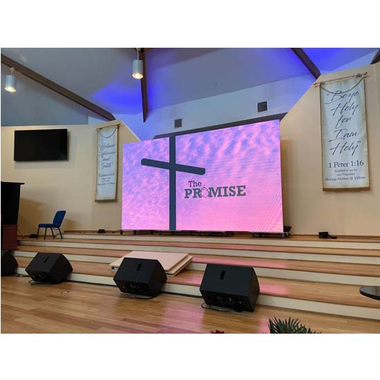 Eliminatrix P2.6mm Stage Background Video Led Display Indoor Led Panels For Church Screen