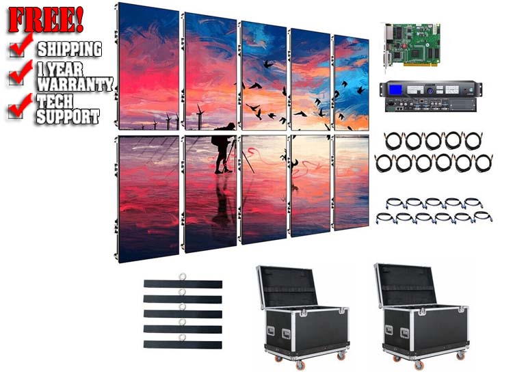 Eliminatrix P2.6mm Stage Background Video Led Display Indoor Led Panels For Church Screen