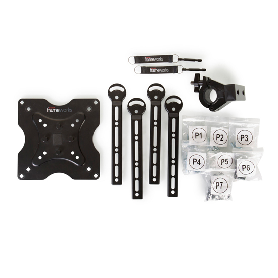 Gator Frameworks GFW-AVLCDVESA Individual VESA Mount Assembly & Clamp 