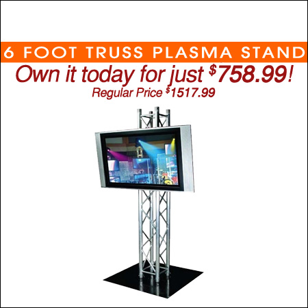 6 Foot Truss Plasma Stand