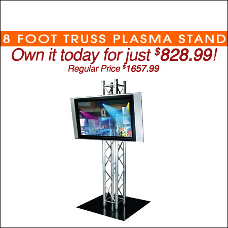 8 Foot Truss Plasma Stand 