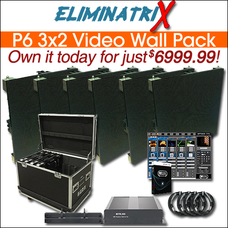 P6 3 x 2 video system