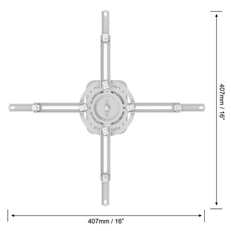 QualGear PRB-717-WHT Projector Mount