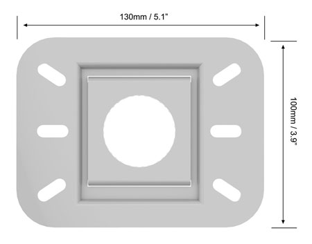 QualGear PRB-717-WHT Projector Mount