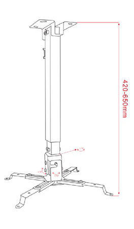 VonHaus Universal Projector Mount